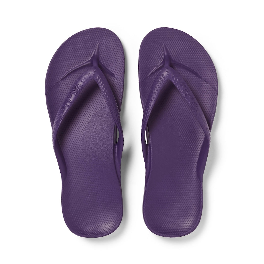 Arch Support Jandals - Classic - Acai Purple 