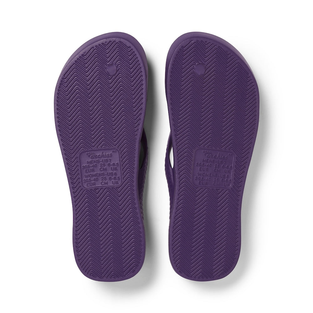  Arch Support Jandals - Classic - Acai Purple 