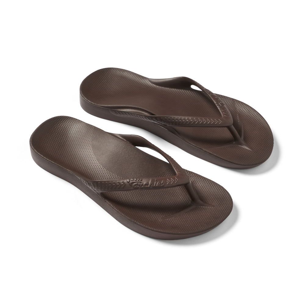  Arch Support Jandals - Classic - Brown 