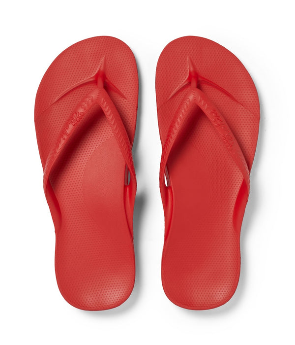 Arch Support Jandals - Classic - Chilli Red
