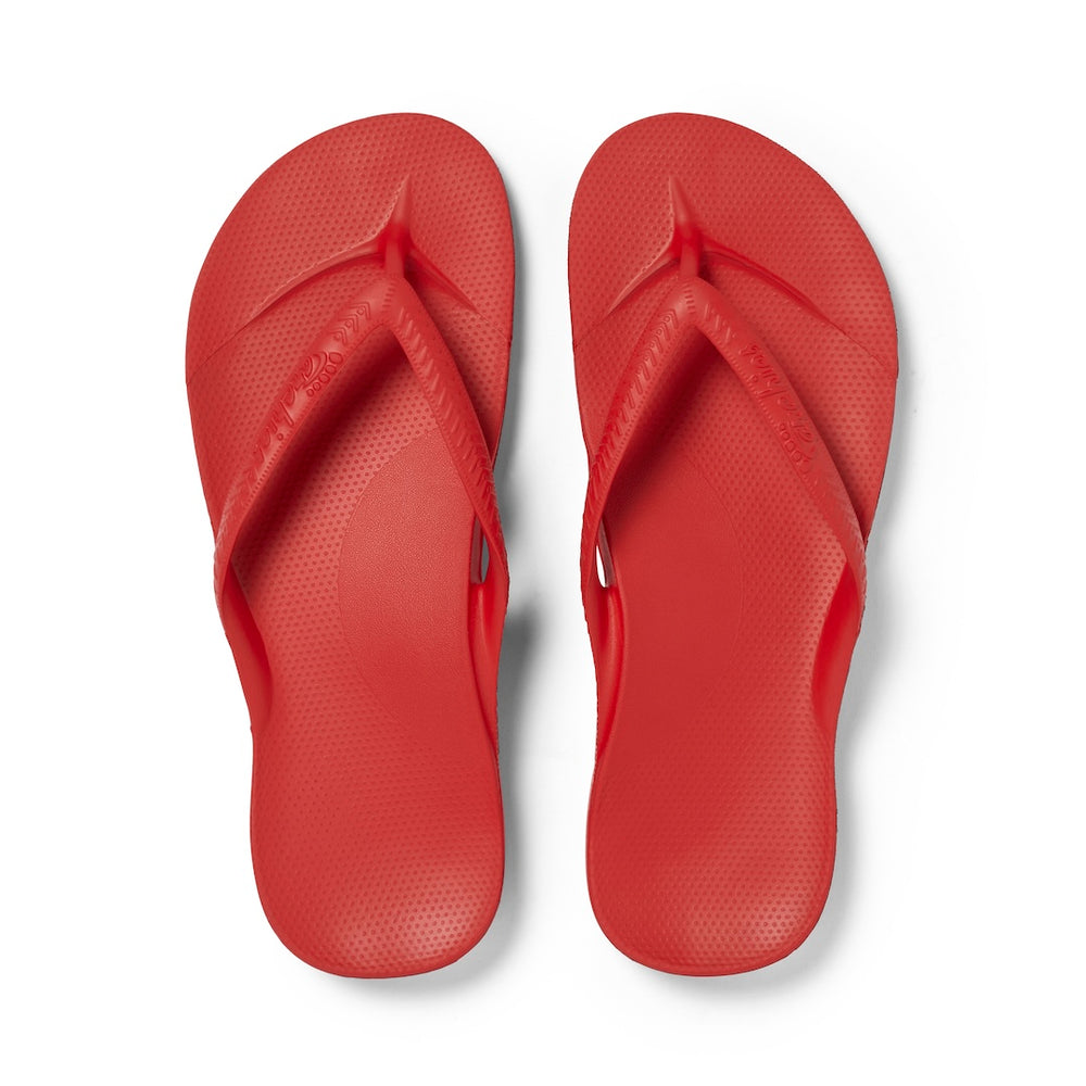  Arch Support Jandals - Classic - Chilli Red 