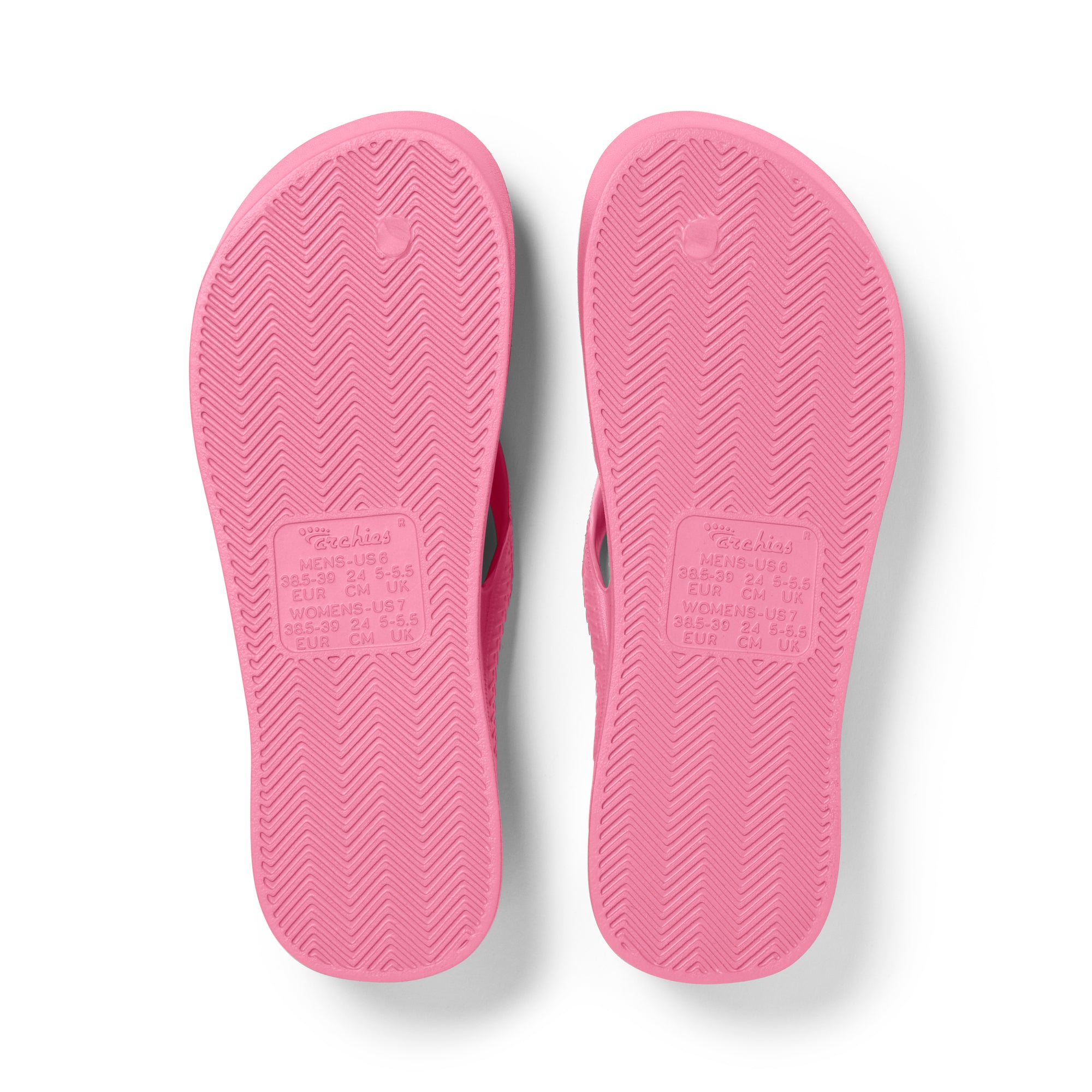 Arch Support Jandals - Classic - Hot Pink