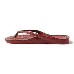 Arch Support Jandals - Classic - Sangria Red