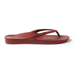 Arch Support Jandals - Classic - Sangria Red