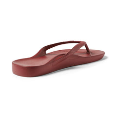 Arch Support Jandals - Classic - Sangria Red