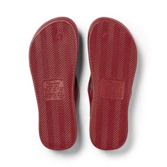 Arch Support Jandals - Classic - Sangria Red