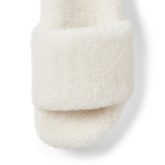 Arch Support Wool Slippers - Single Band Slide - White