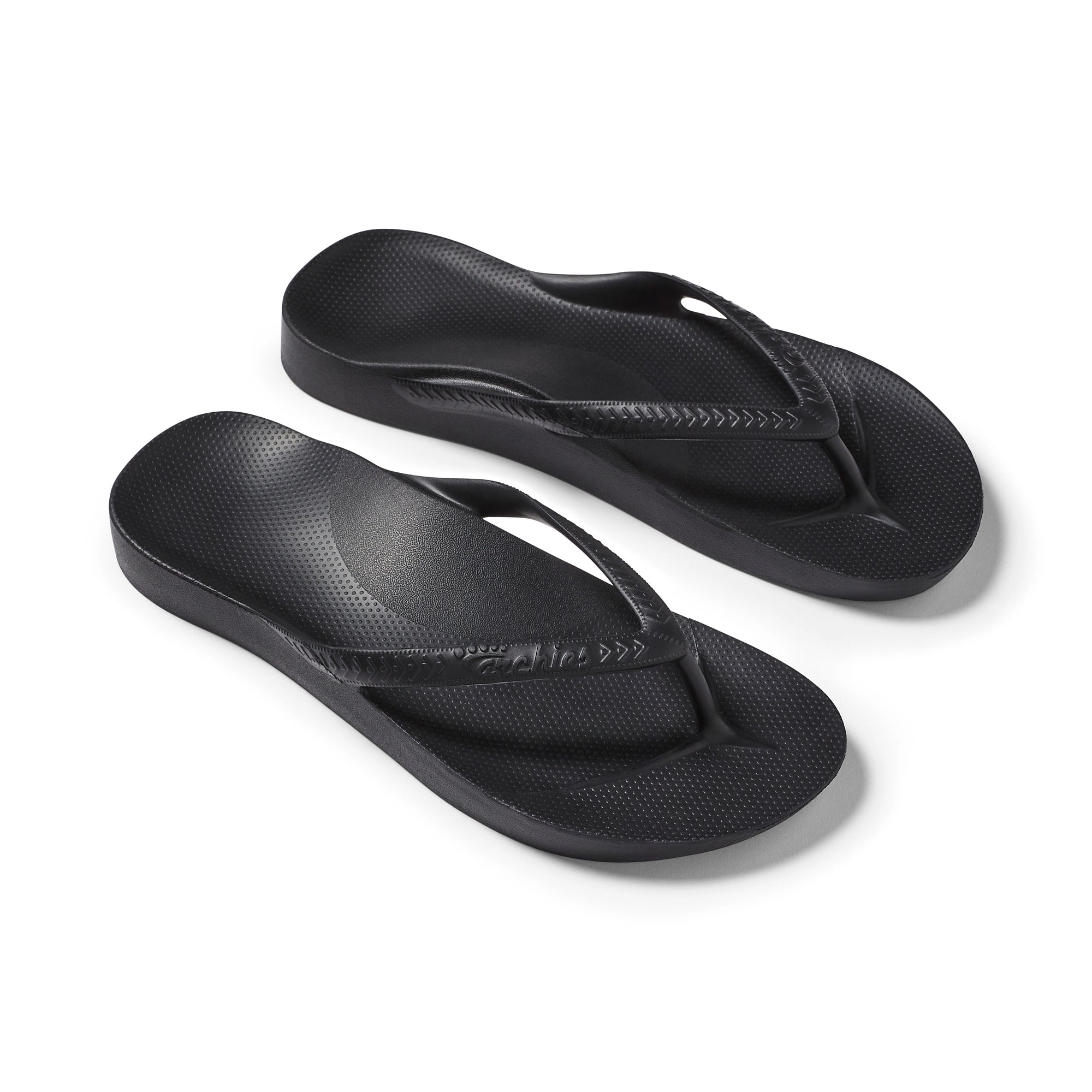 Arch Support Jandals - Classic - Black