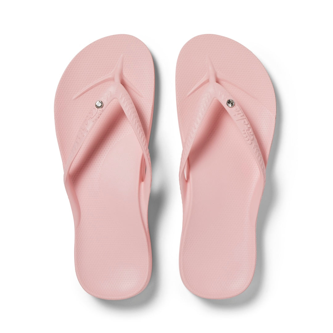 Arch Support Jandals - Classic - Crystal Pink 