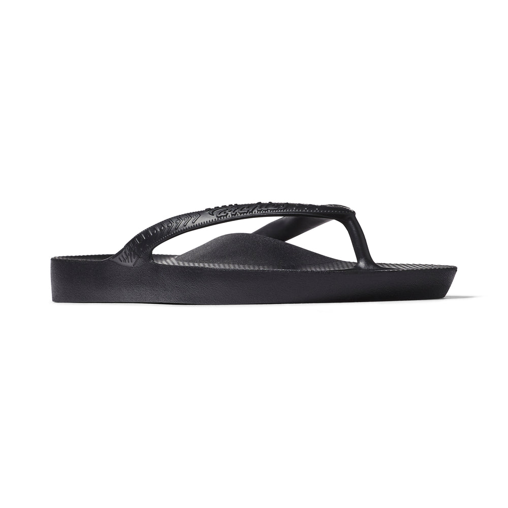  Arch Support Jandals - Classic - Black 