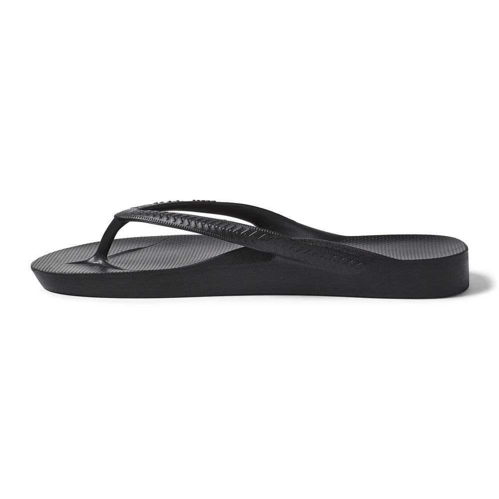  Arch Support Jandals - Classic - Black 