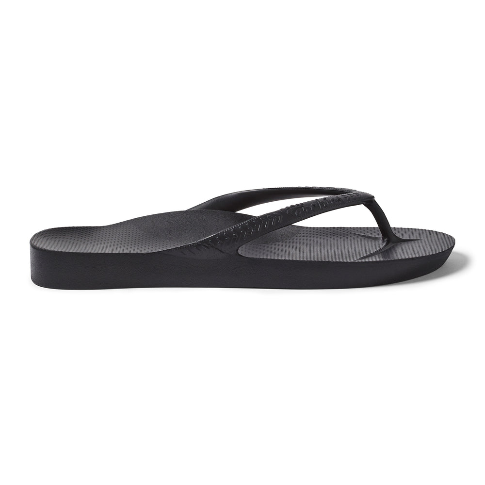  Arch Support Jandals - Classic - Black 