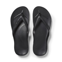 Arch Support Jandals - Classic - Black