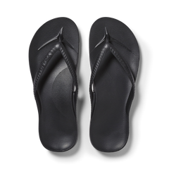 Arch Support Jandals - Classic - Black