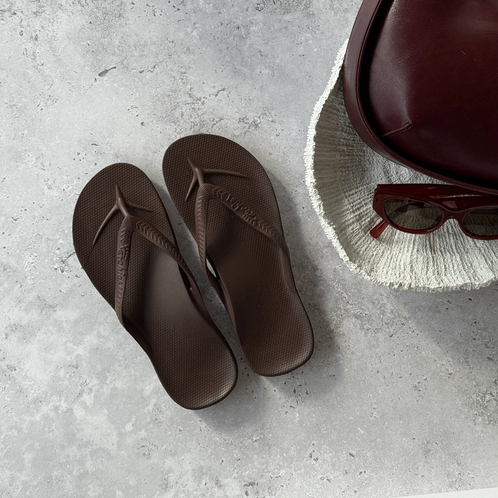  Arch Support Jandals - Classic - Brown 