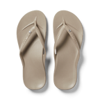 Arch Support Jandals - Crystal - Taupe