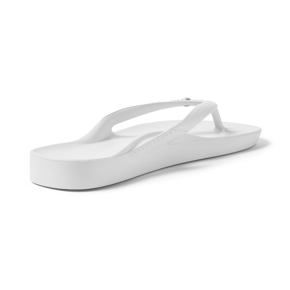  Arch Support Jandals - Classic - Crystal White 