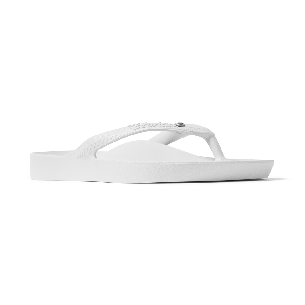  Arch Support Jandals - Classic - Crystal White 