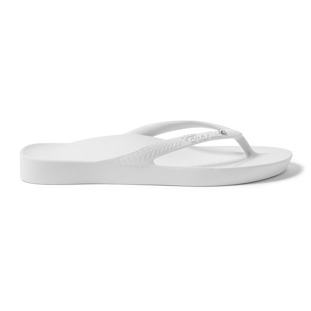  Arch Support Jandals - Classic - Crystal White 