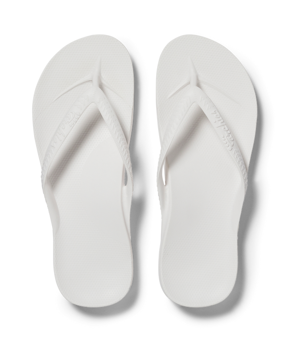 Arch Support Jandals - Classic - White