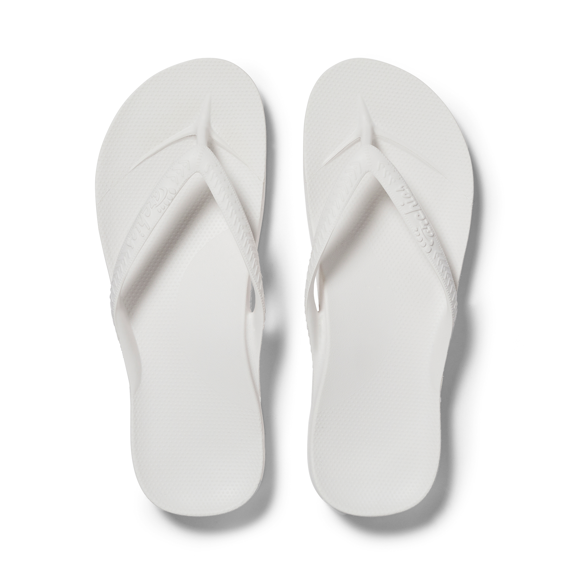 Arch Support Jandals - Classic - White