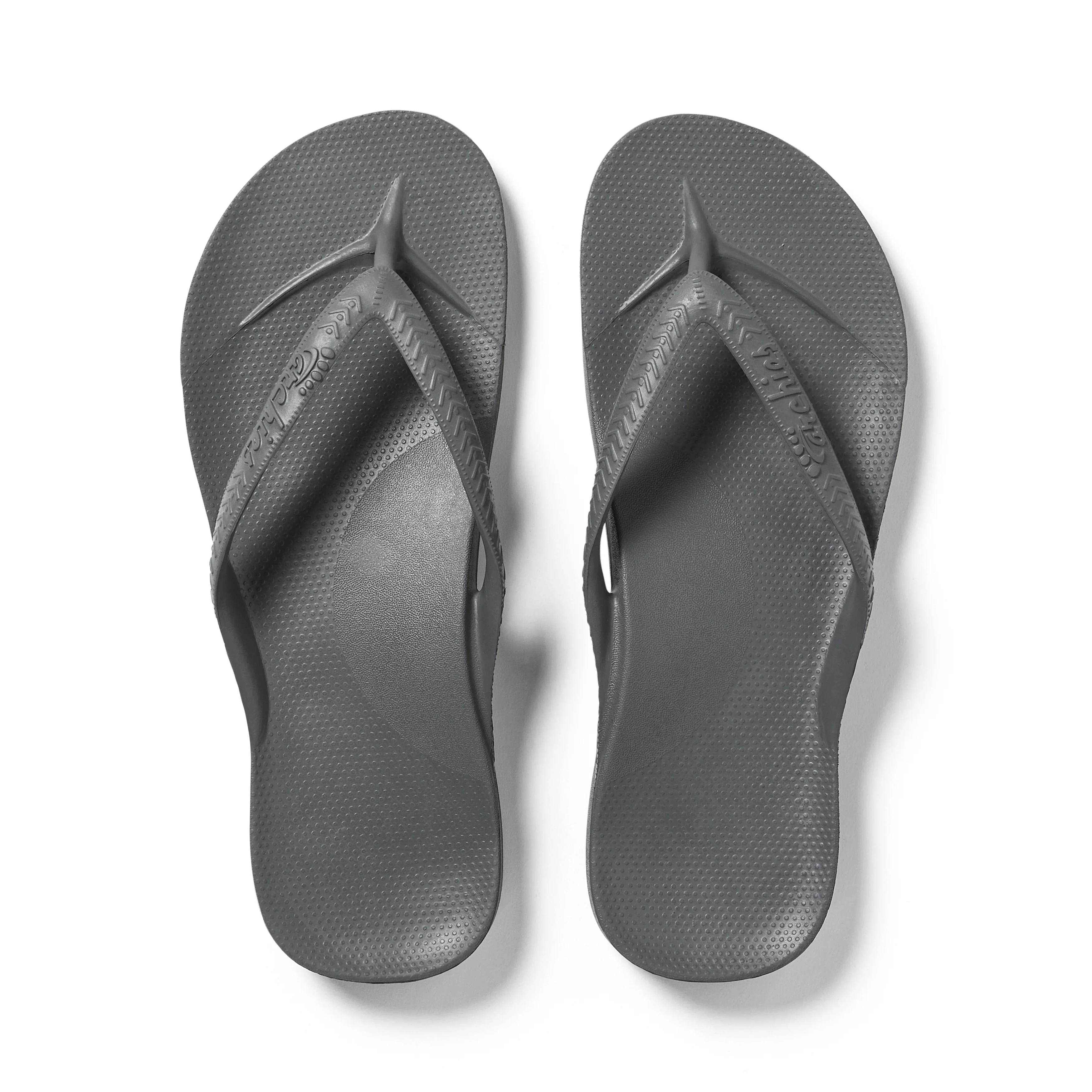 Arch Support Jandals - Classic - Charcoal 