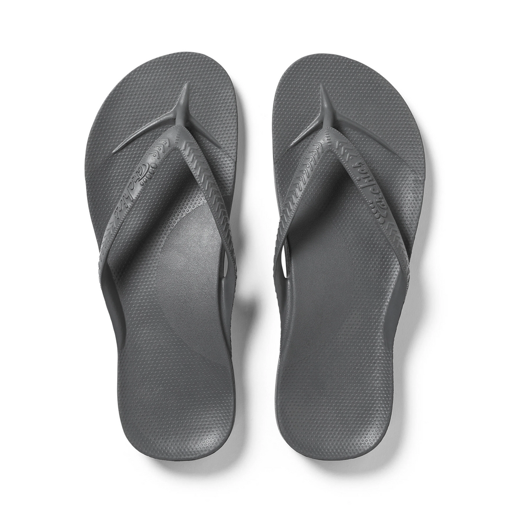  Arch Support Jandals - Classic - Charcoal 