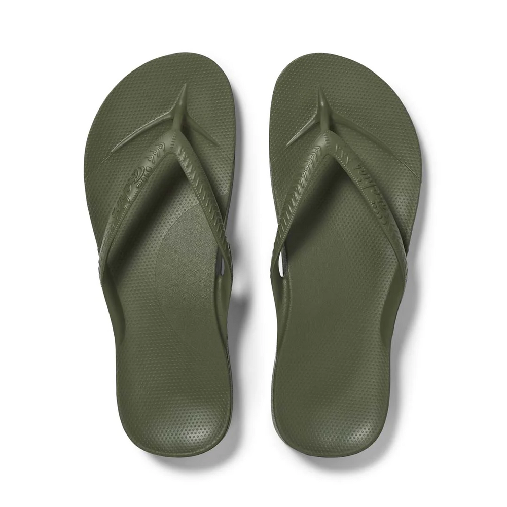  Arch Support Jandals - Classic - Khaki 