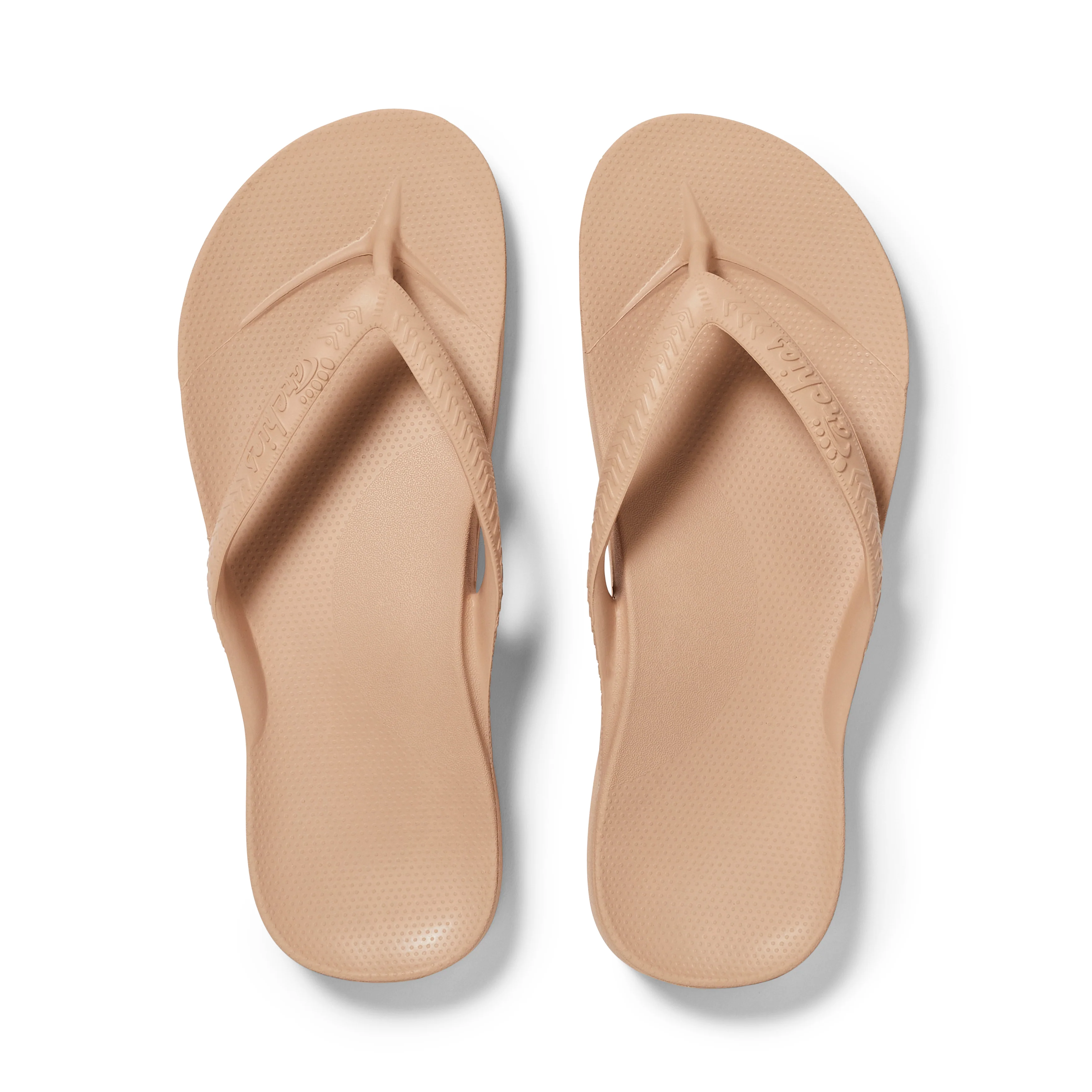 Arch Support Jandals - Classic - Tan 