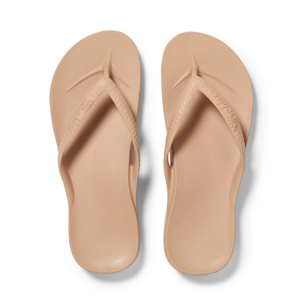  Arch Support Jandals - Classic - Tan 