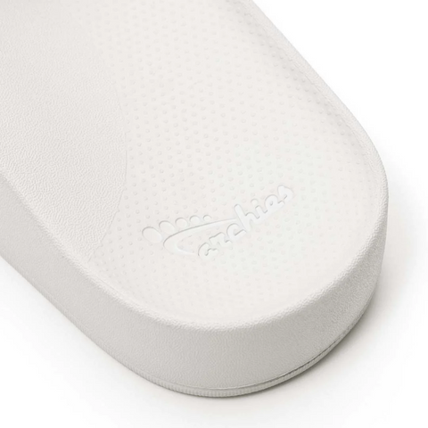 Arch Support Slides - Classic - White – Archies Footwear | NZ