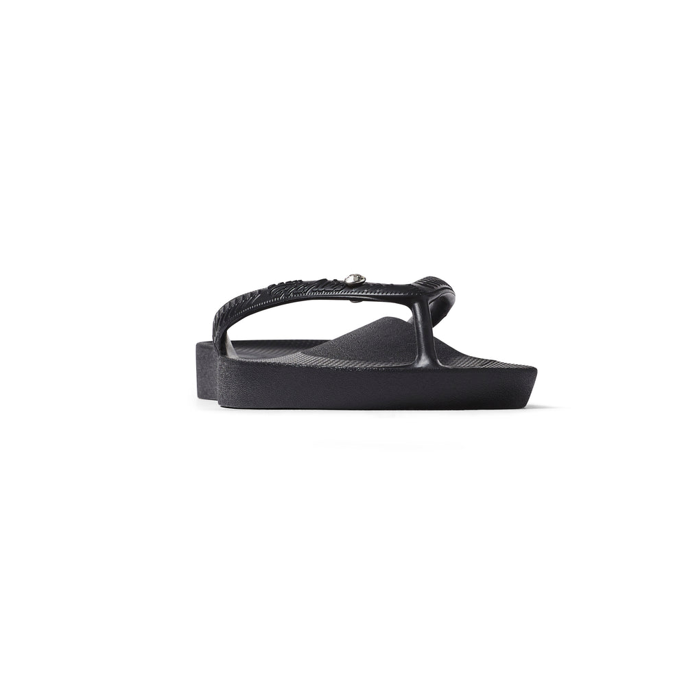  Arch Support Jandals - Classic - Crystal Black 