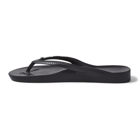 Arch Support Jandals - Crystal - Black – Archies Footwear Pty Ltd ...