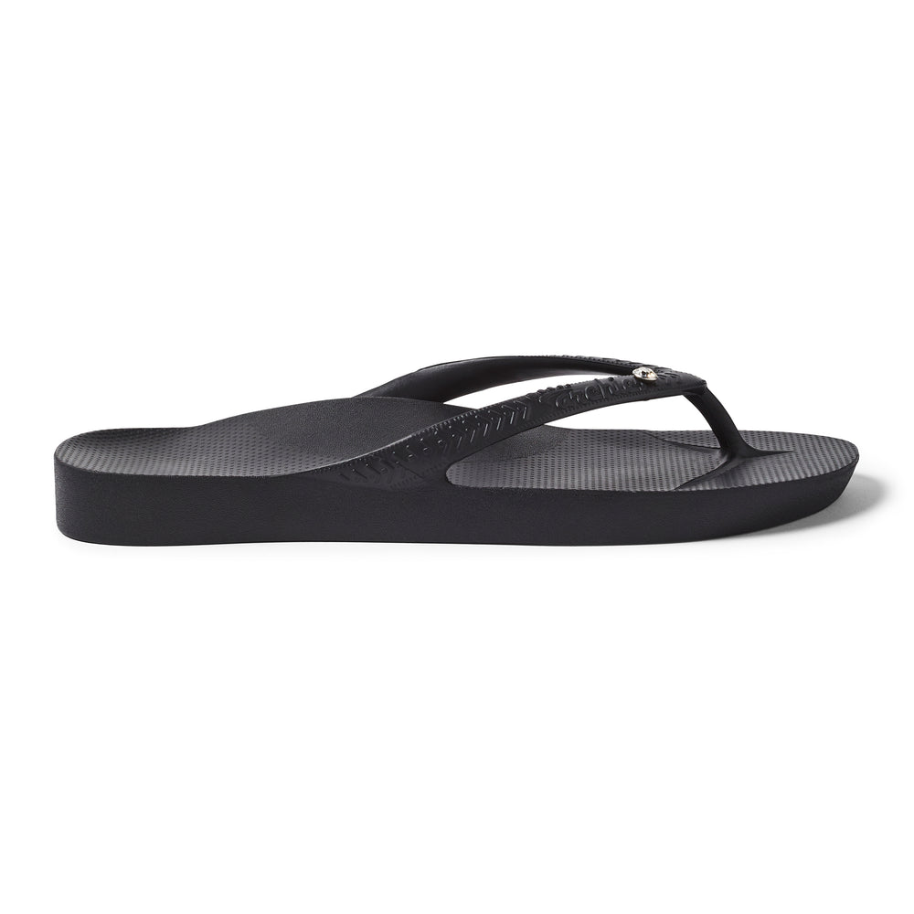  Arch Support Jandals - Classic - Crystal Black 