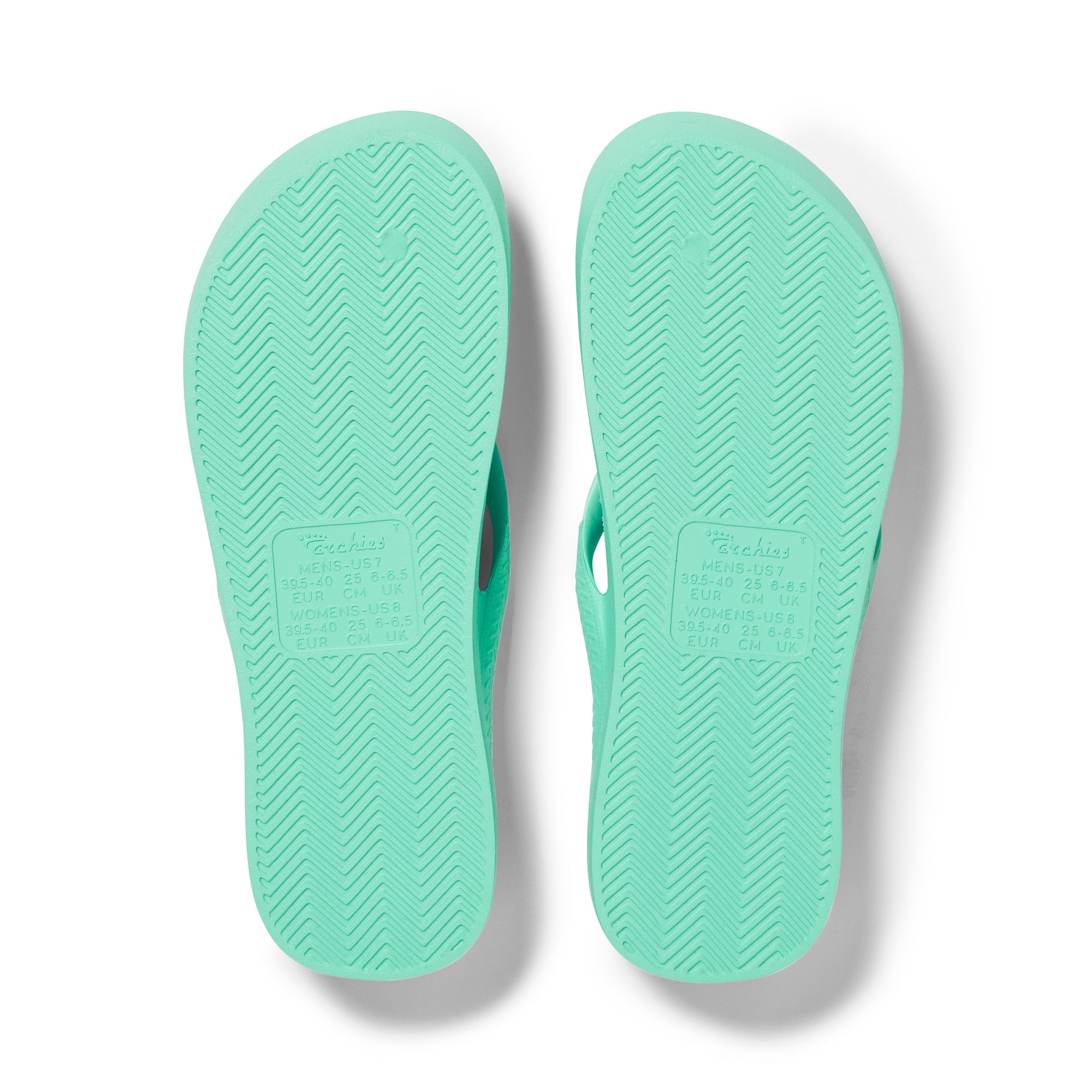 Arch Support Jandals - Classic - Mint