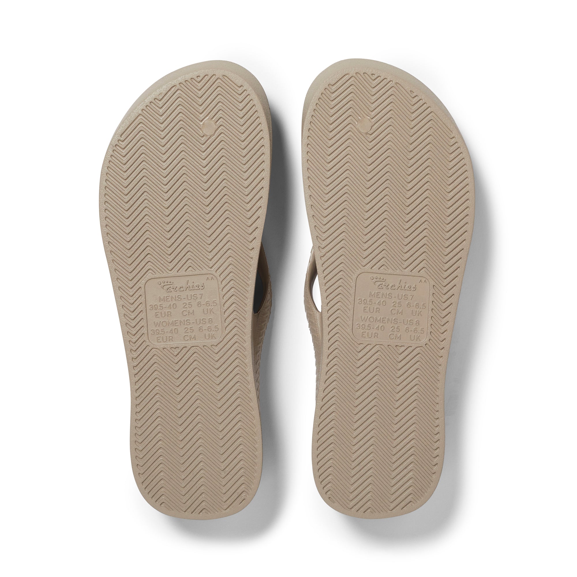 Arch Support Jandals - Classic - Taupe