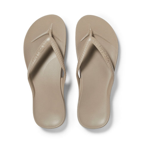 Arch Support Jandals - Classic - Taupe – Archies Footwear Pty Ltd ...