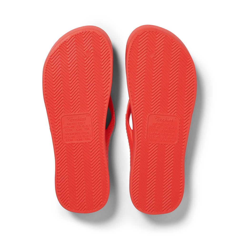  Arch Support Jandals - Classic - Coral 