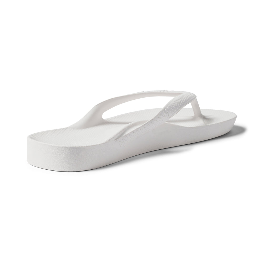  Arch Support Jandals - Classic - White 